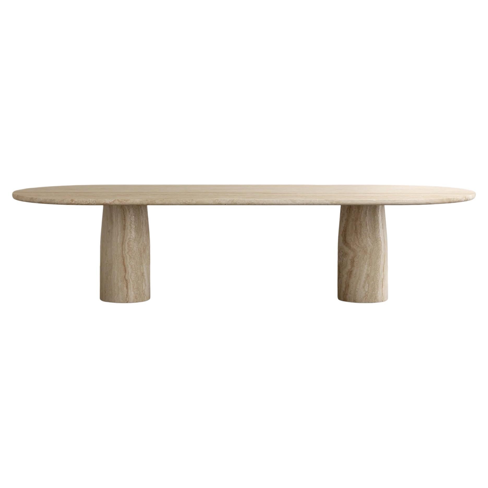 Paloma Editions Isola Tavolo IV Classico Alabastrino Travertino in vendita