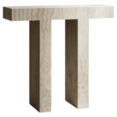 Paloma Editions Consola Journeyman Travertino Romano