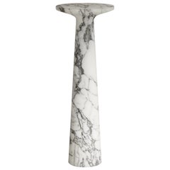 Paloma Editions Jude Pedestal I Arabescato Marble
