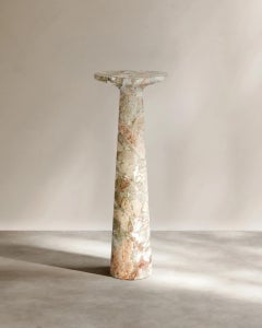 Paloma Editions Jude Pedestal I Verde Breccia Marble