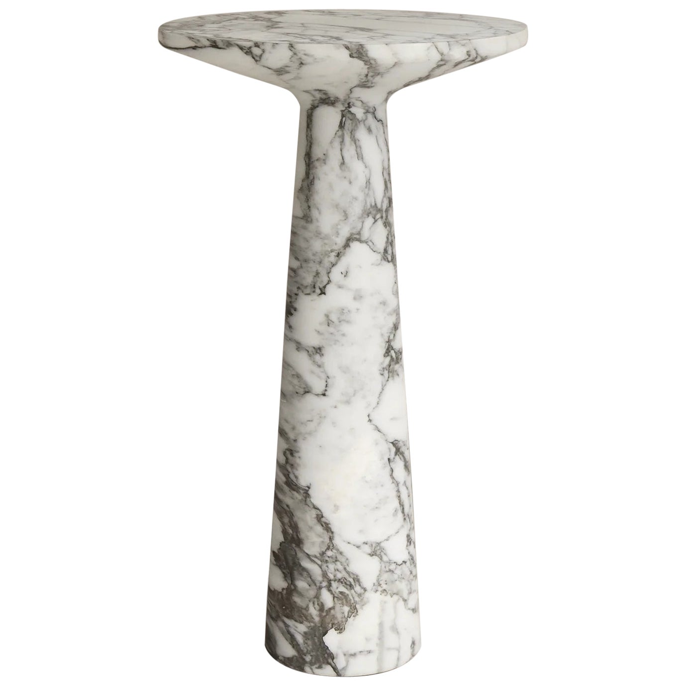 Paloma Editions Jude Pedestal II Arabescato Marble