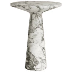Paloma Editions Jude Pedestal III Arabescato Marble