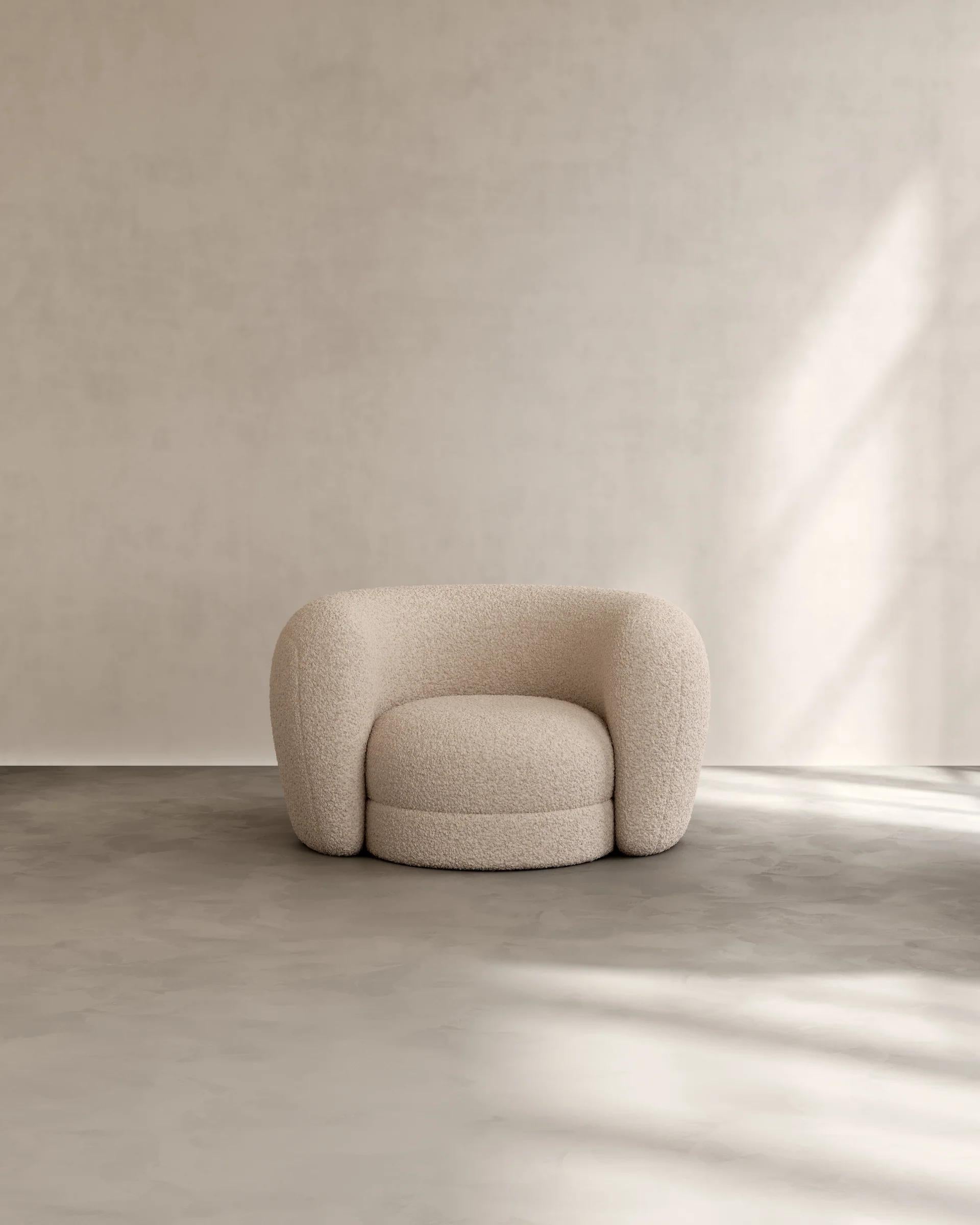 Designed for unhurried repose, the Palace Armchair pairs an expansive lounge seat with over‑scaled arms that sweep in a continuous curve, creating a sheltered nook for reading, resting, and la dolce far niente. With reference to 1930s–40s Danish