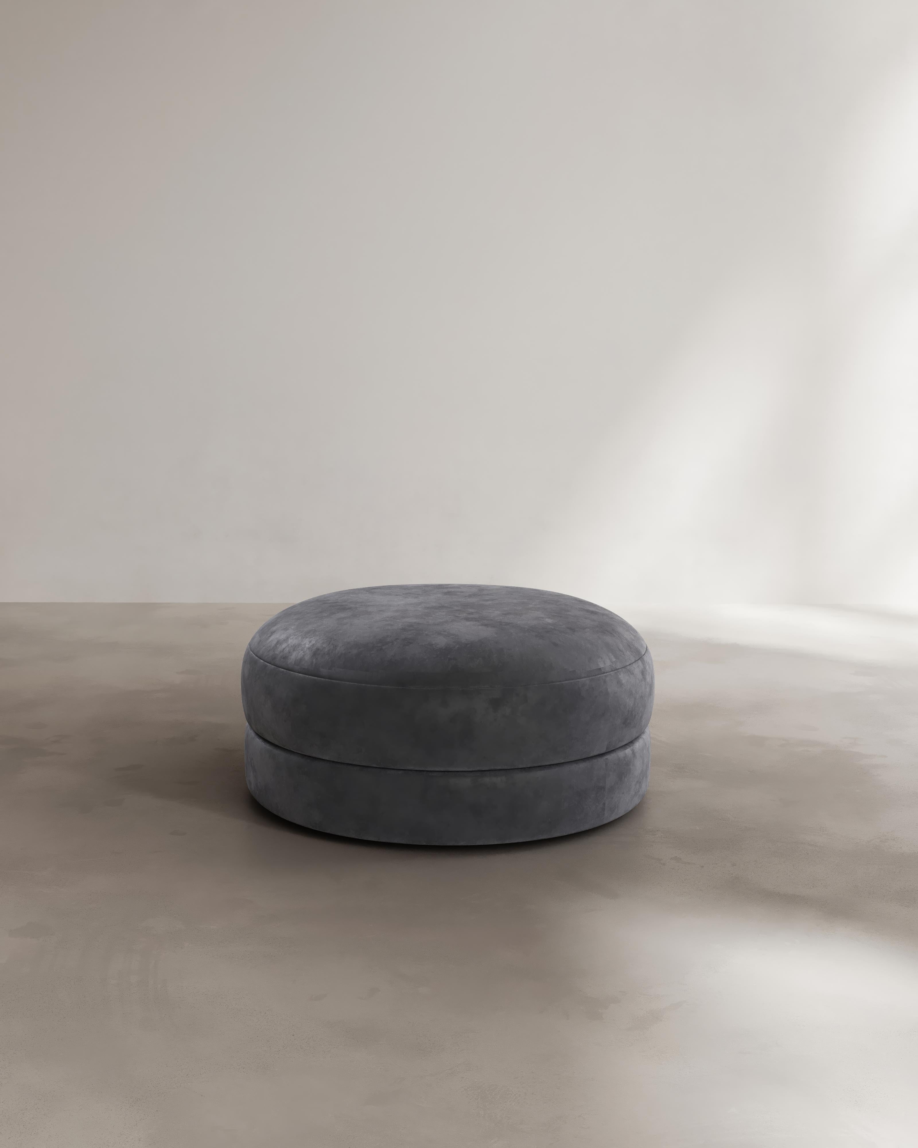 Italian Paloma Editions Palace Ottoman Wool Boucle For Sale