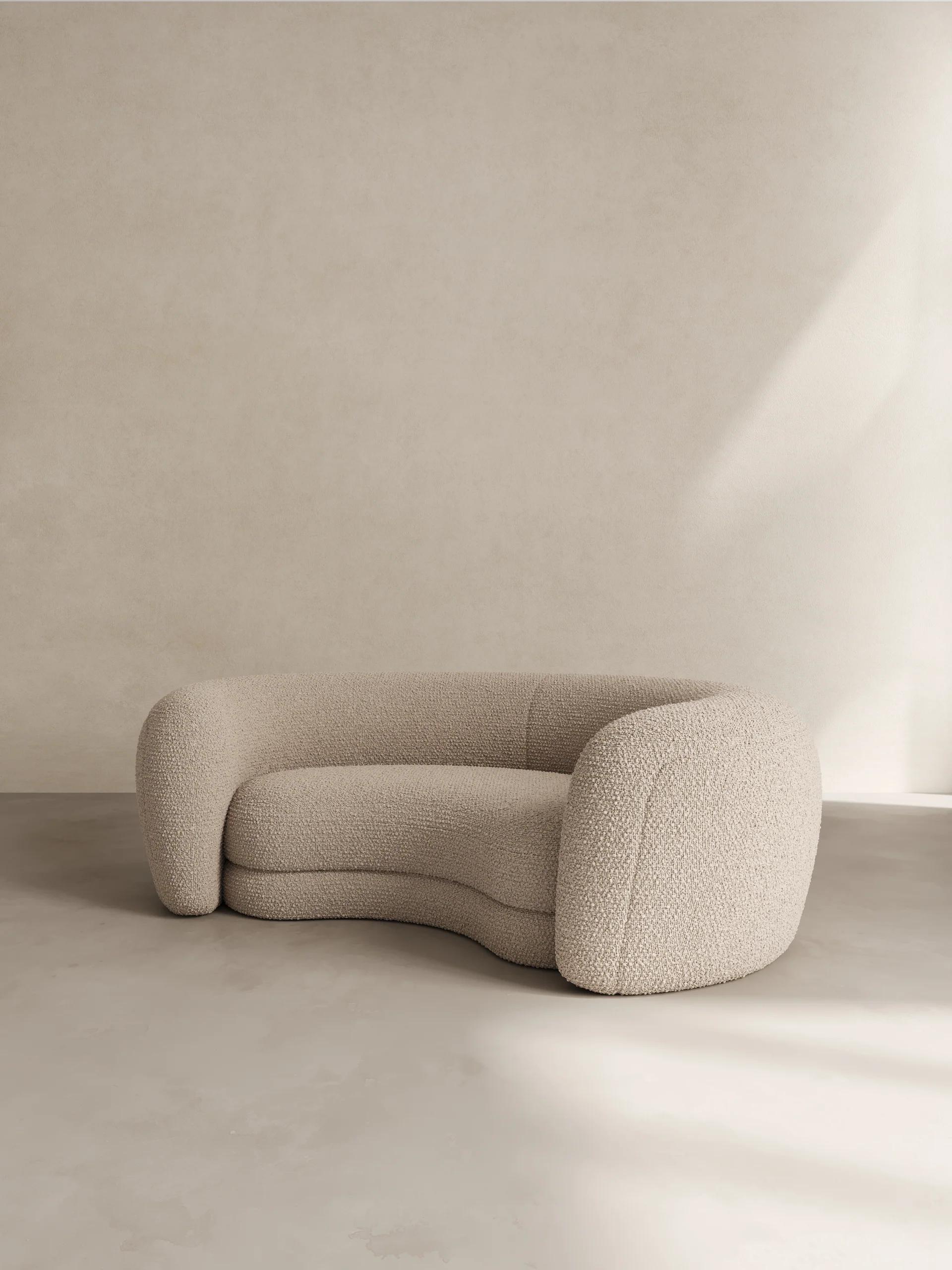 Italian Paloma Editions Palace Sofa I Wool Boucle For Sale
