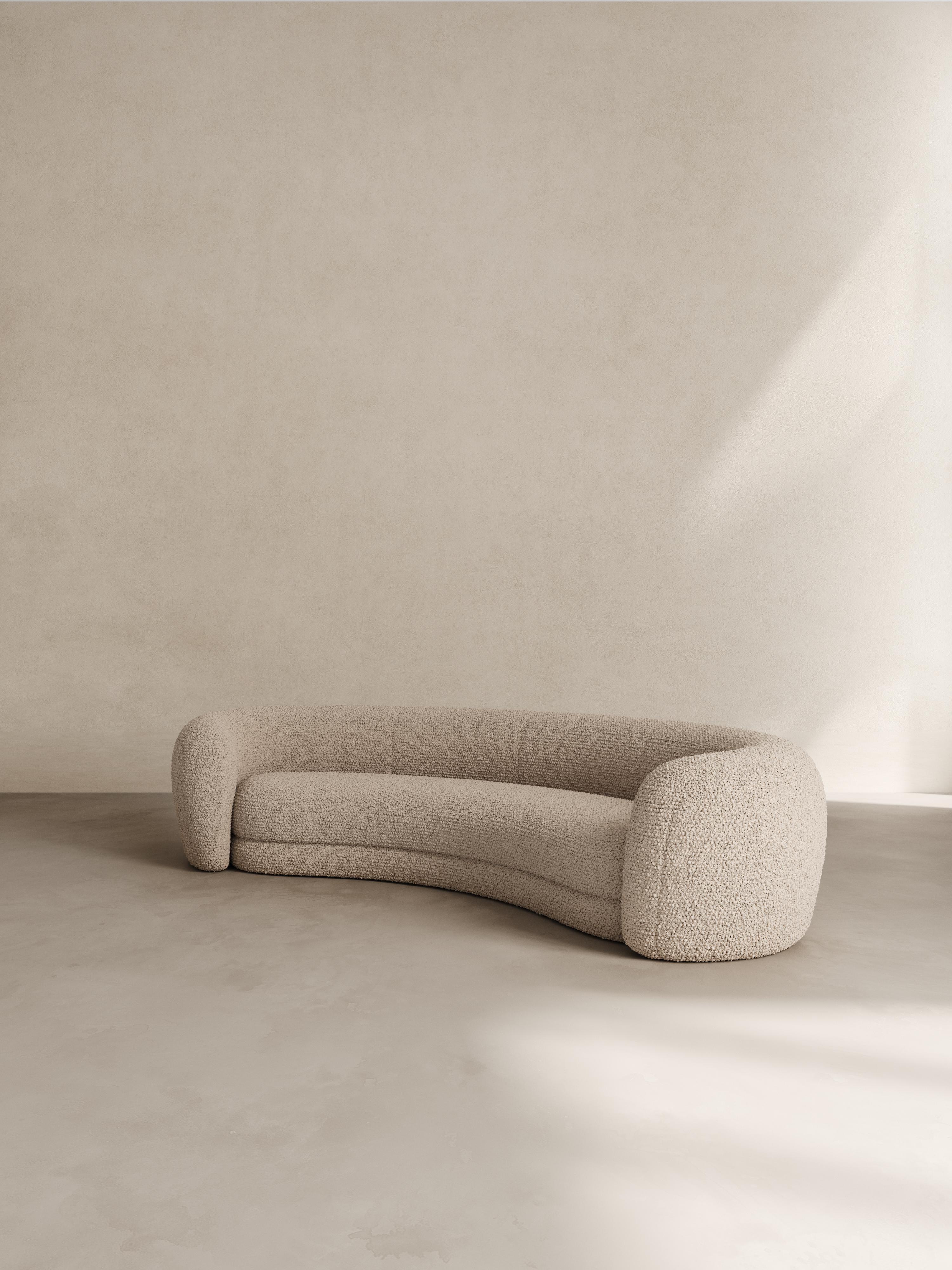 Italian Paloma Editions Palace Sofa III Wool Boucle For Sale