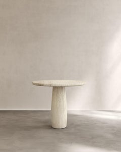 Paloma Editions Raffaella Dining Table I in Classico Alabastrino Travertine