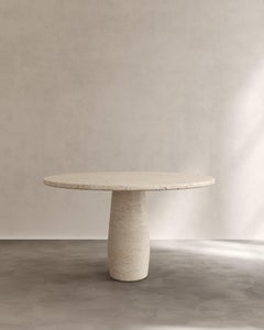 Paloma Editions Raffaella Tavolo da pranzo II Bianco Alabastrino Travertino
