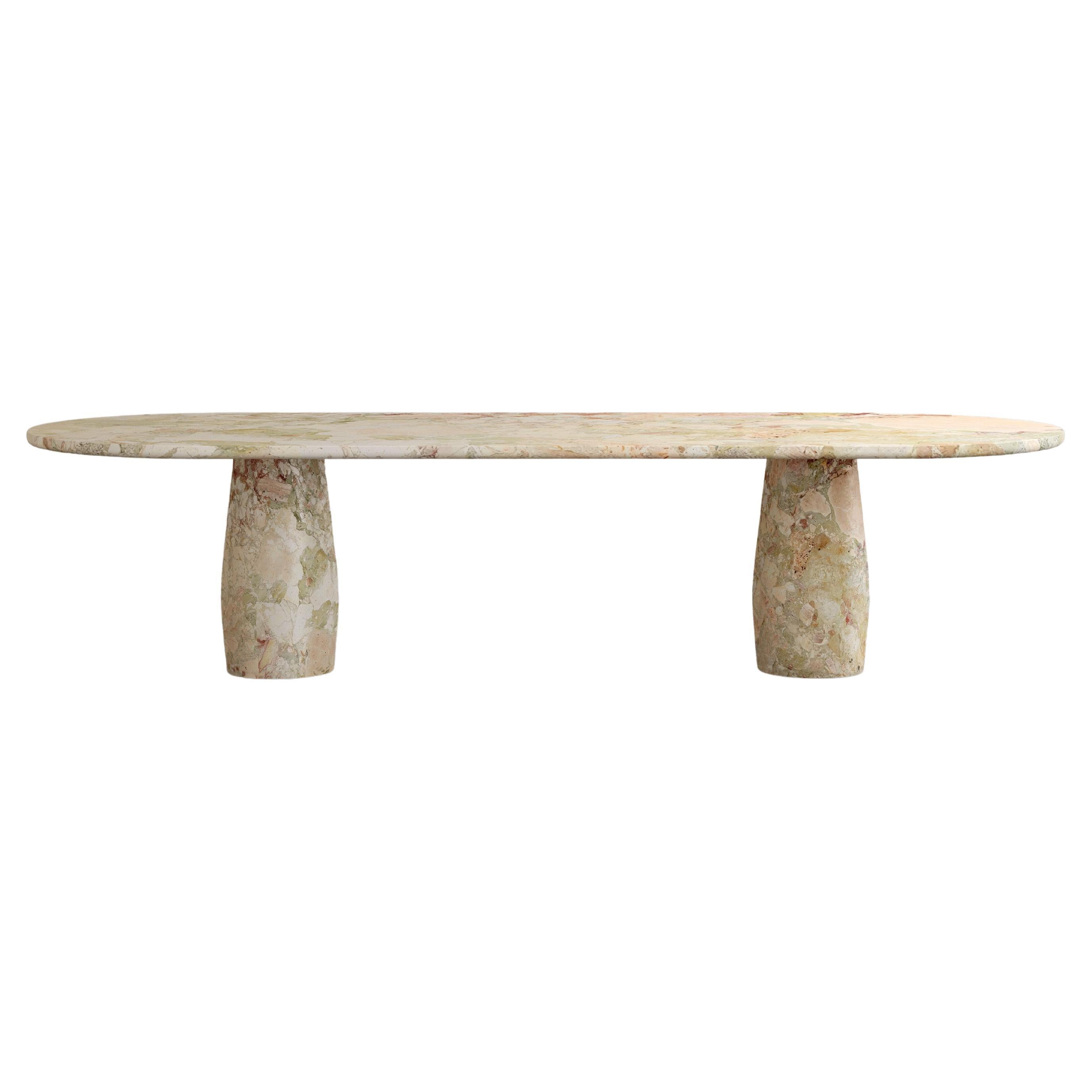 Paloma Editions Raffaella Table IV Verde Breccia Marble