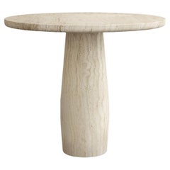 Paloma Editions Table de salle à manger Raffella I Bianco Alabastrino Travertine