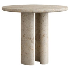 Paloma Editions Roman Dining Table I in Cappucino Limestone