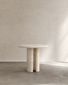 Paloma Editions Roman Dining Table I in Navona Travertine
