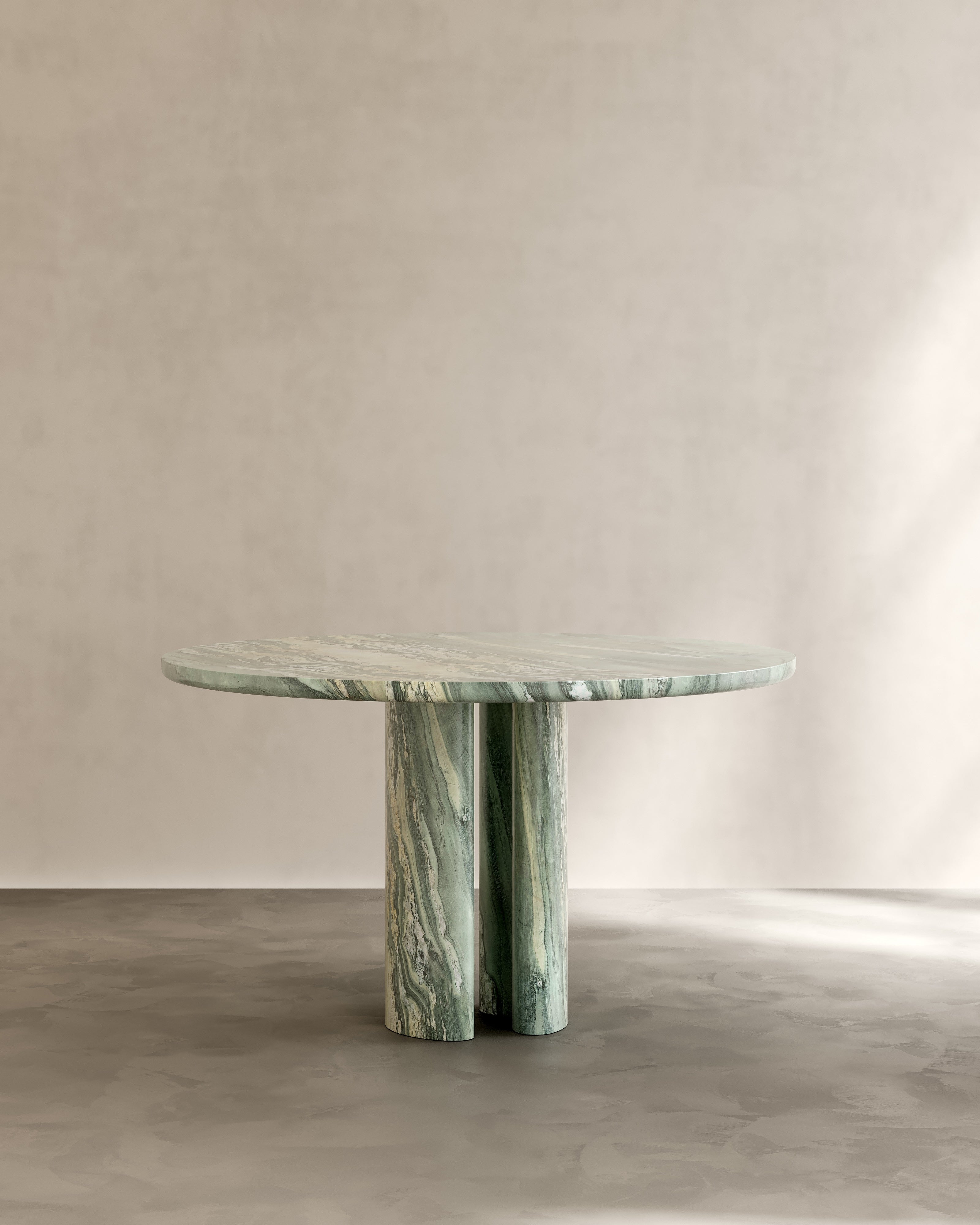 Paloma Editions Roman Dining Table II in Cippolino Marble