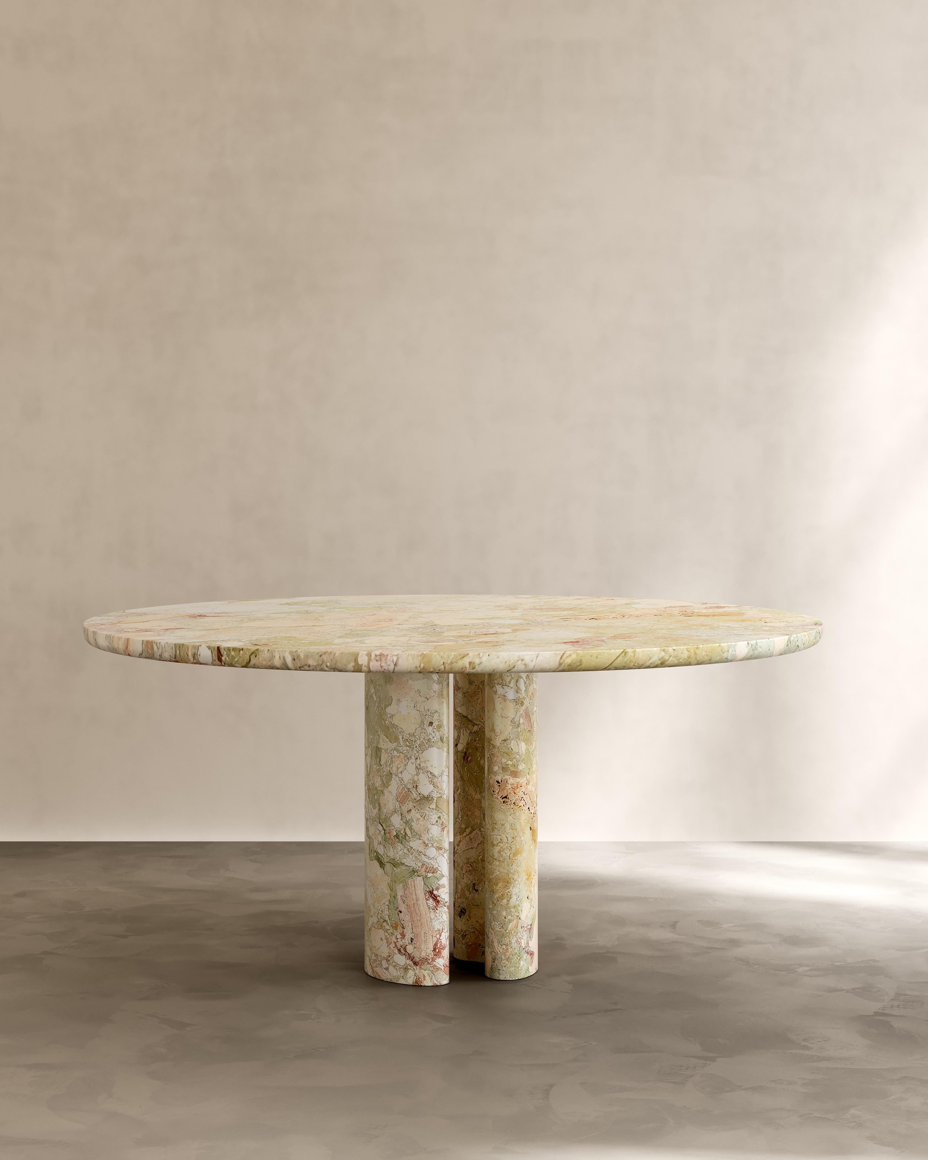 Paloma Editions Roman Dining Table III Cippolino Marble For Sale 2