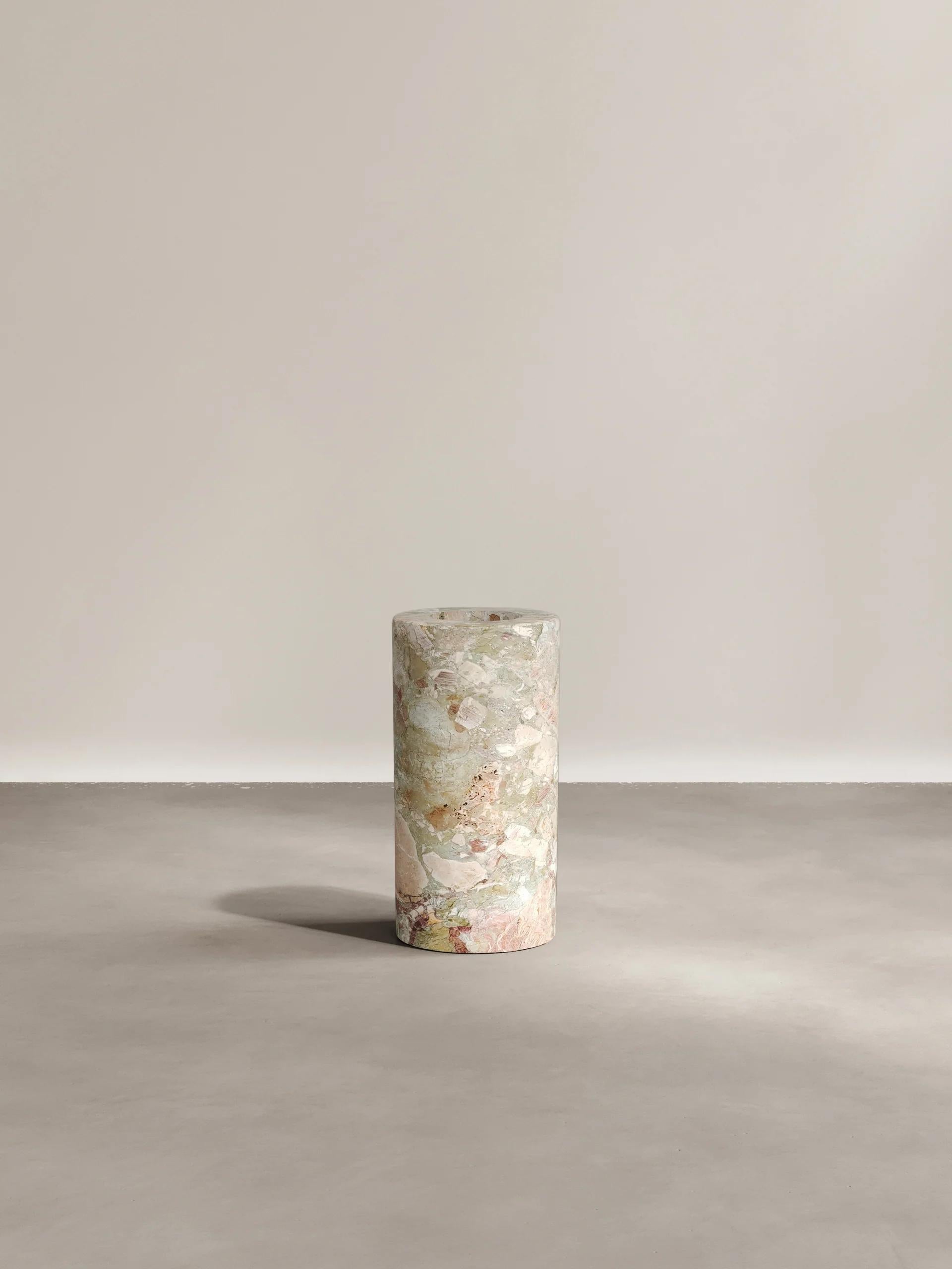italien Paloma Editions Vase Sky Bianco Onyx en vente