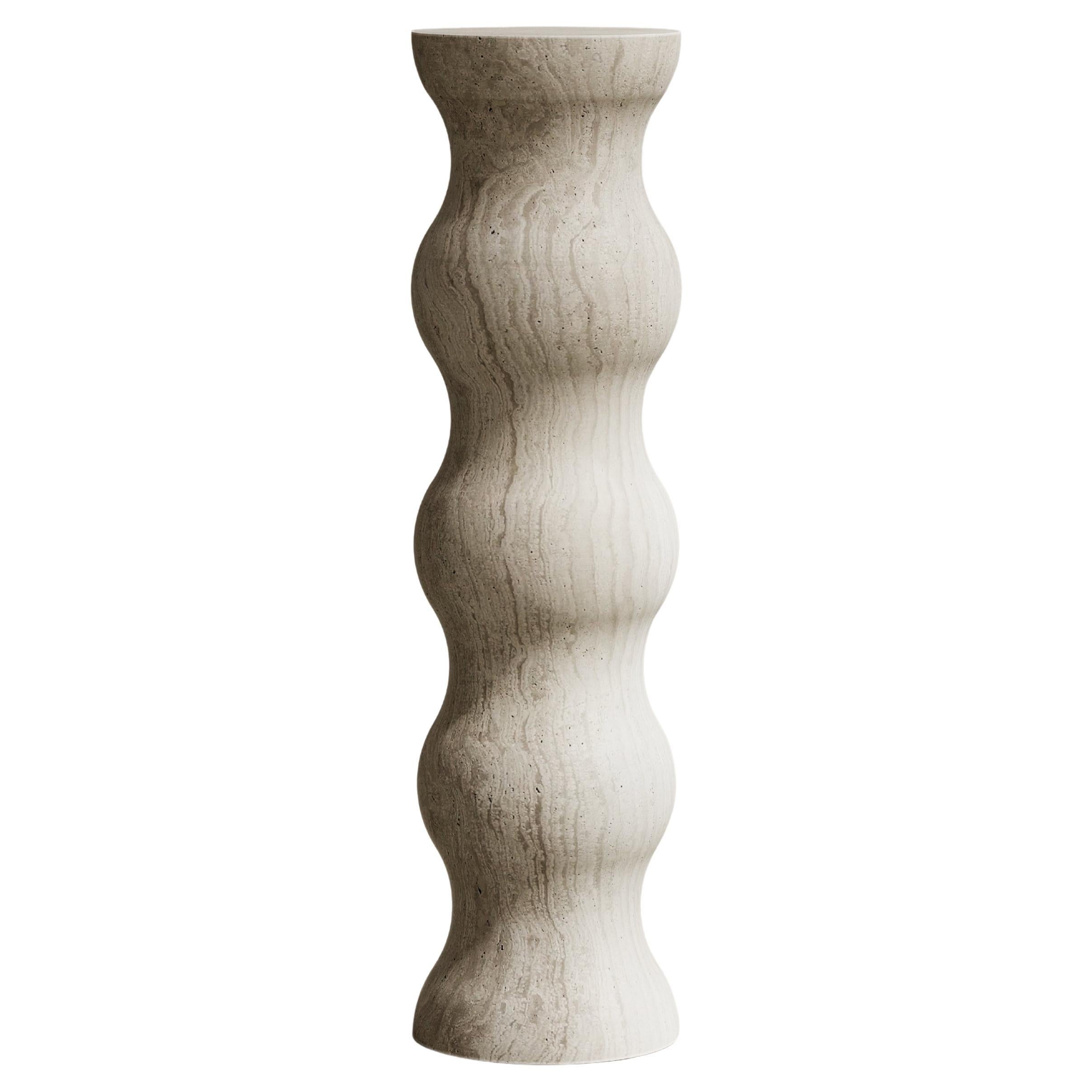 Paloma Editions Water Pedestal Navona Travertine