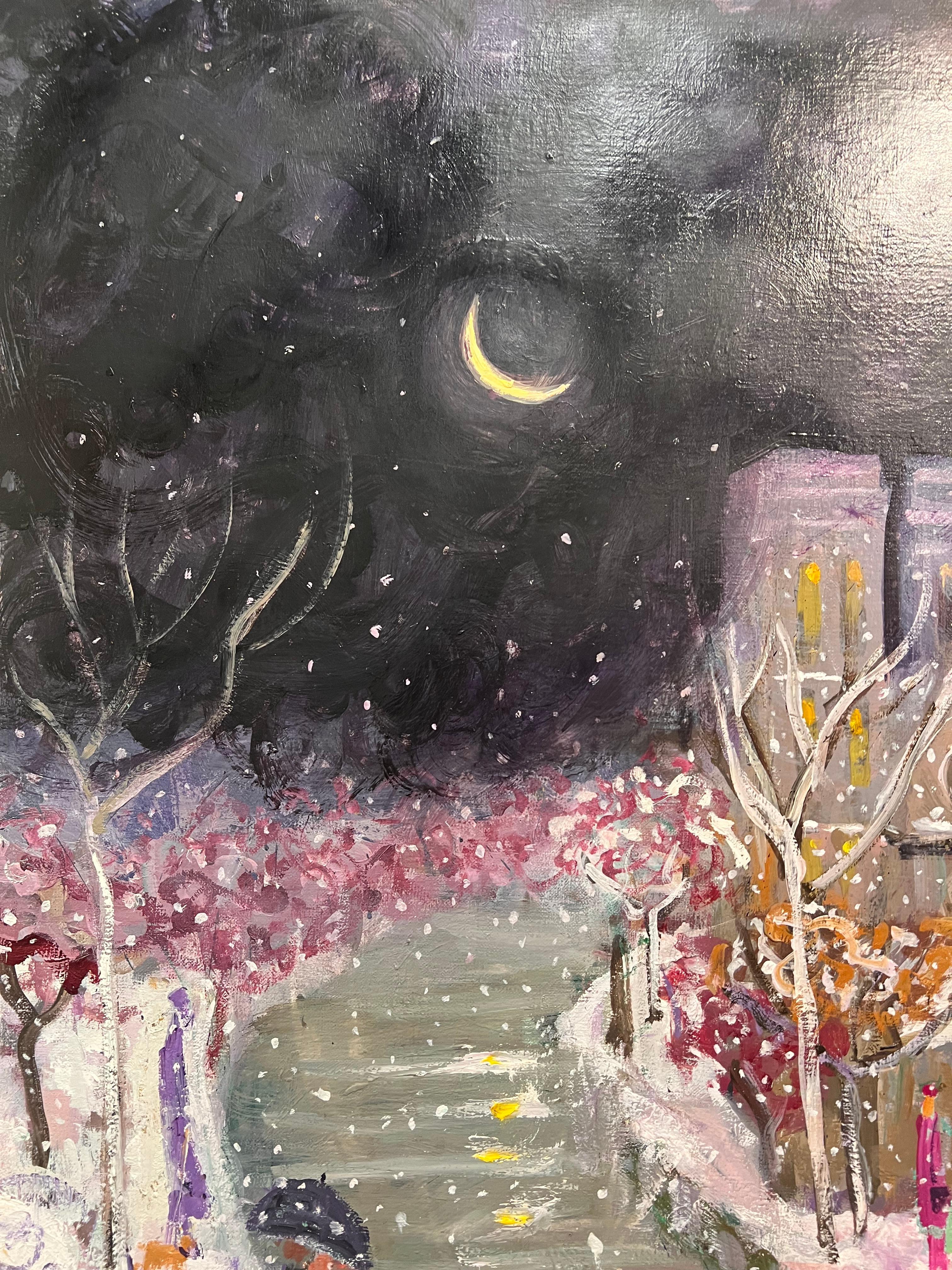 Nieve sobre Notre Dame (Schau in Notre Dame) Paris, Frankreich im Angebot 1