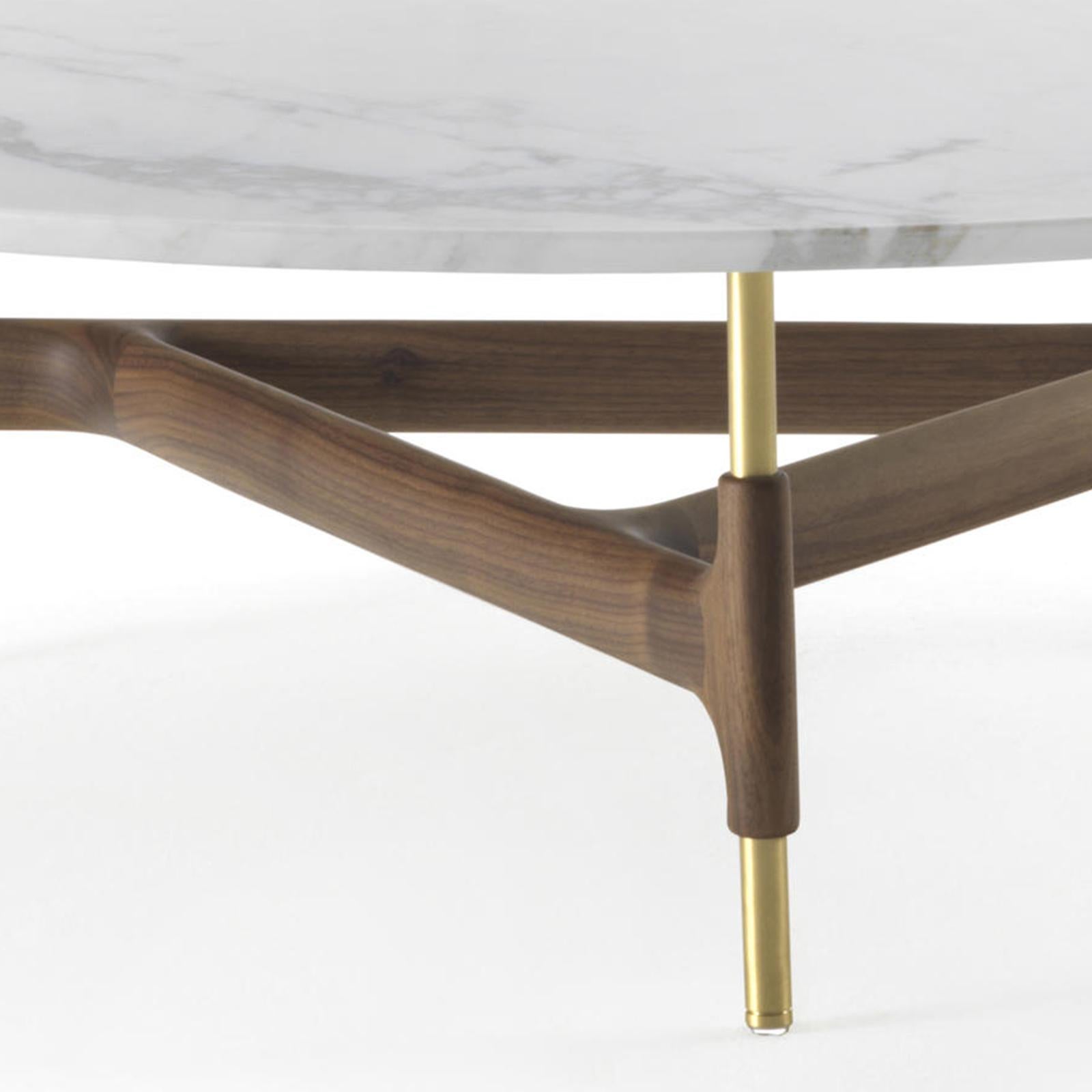 Mesa baja de mármol Paloma Italiano en venta