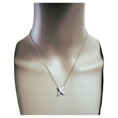 Paloma Picasso by Tiffany & Co Classic Graffiti "X" Sterling Necklace