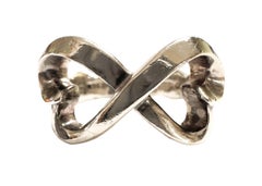 Paloma Picasso by Tiffany & Co Sterling Silver Double Heart Ring