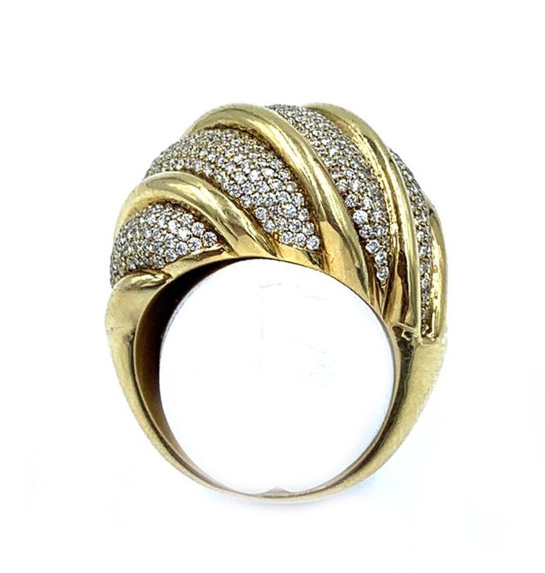 Paloma Picasso for Tiffany & Co. 18 Karat Gold and Diamond Ring For Sale 1