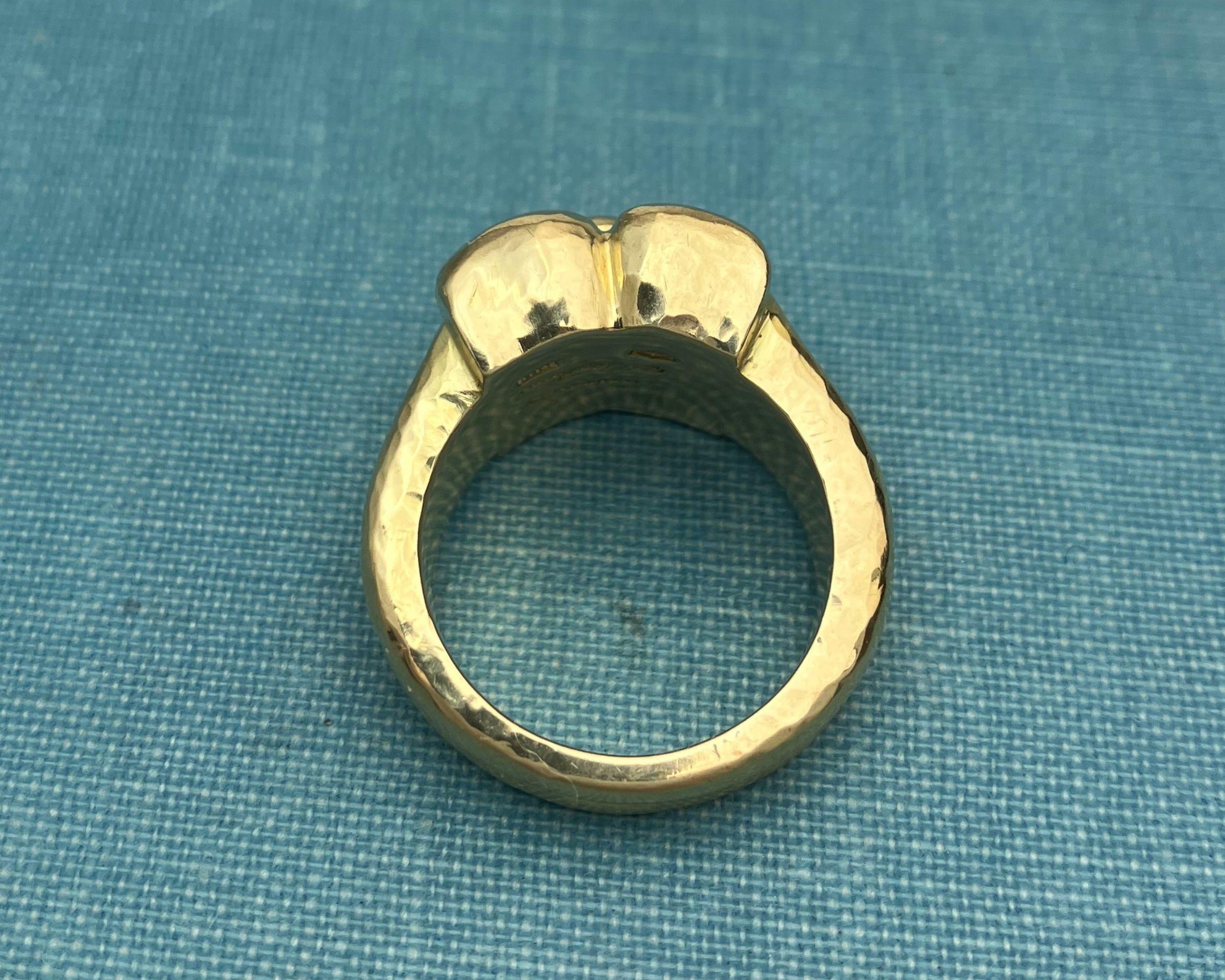 Contemporain Paloma Picasso for Tiffany and Co Fiori Collection 18K Ring Size 6.5 en vente