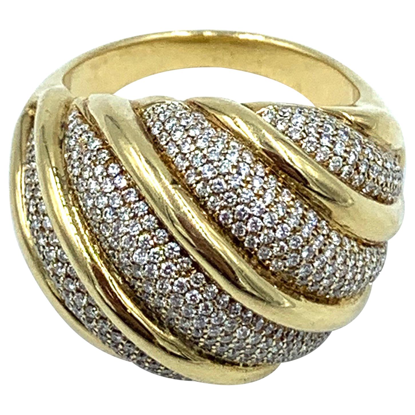 Paloma Picasso for Tiffany & Co. Anello in oro 18 carati e diamanti