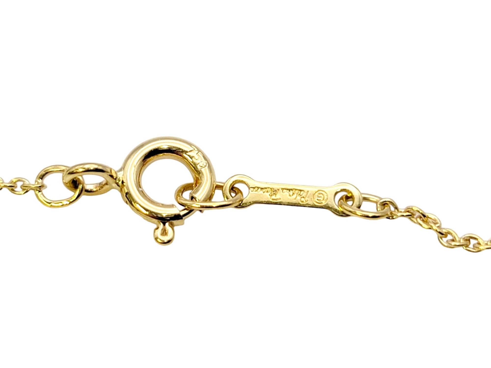 Collier à disques martelés en or jaune 18 carats Paloma Picasso pour Tiffany & Co. en vente 4
