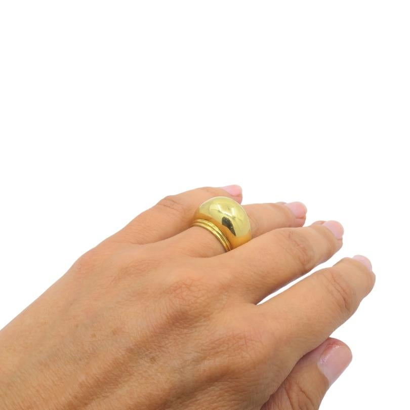 Paloma Picasso for Tiffany & Co. 18k Gold Dome Ring Corte mixto en venta