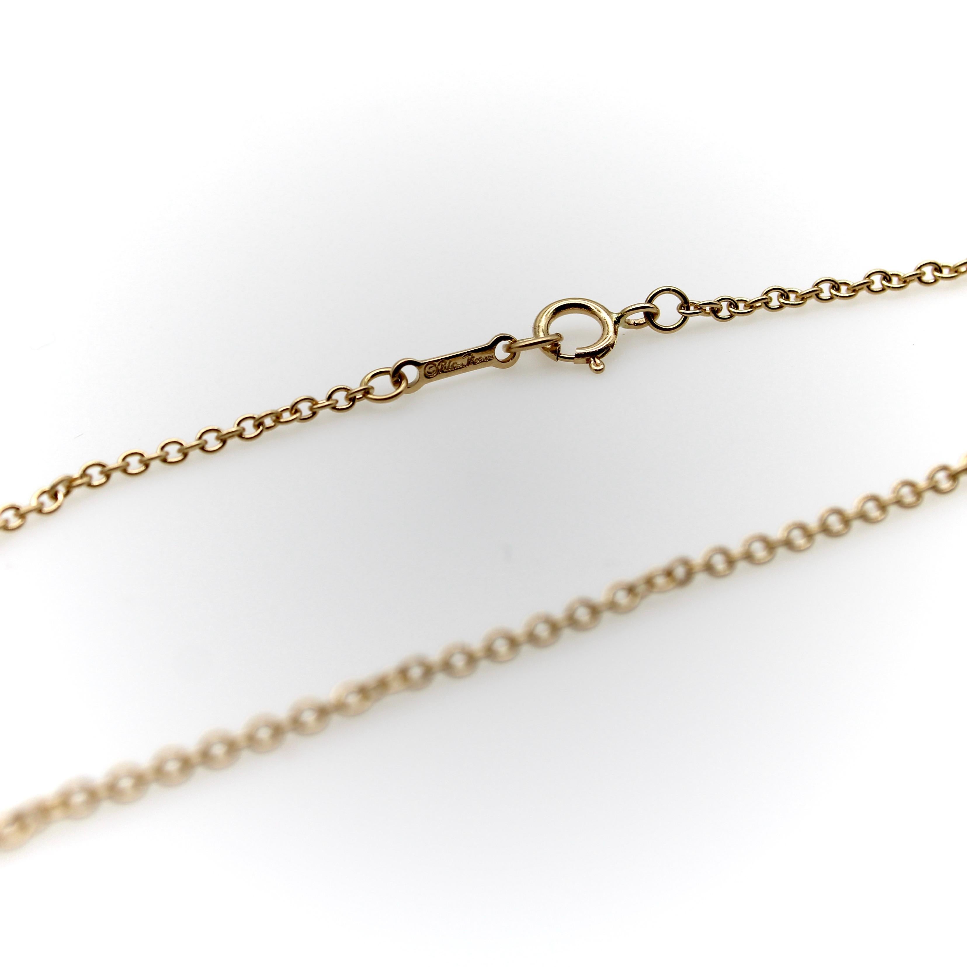 Paloma Picasso for Tiffany & Co. 18K Gold Venezia Spiral Pendant Necklace  For Sale 2
