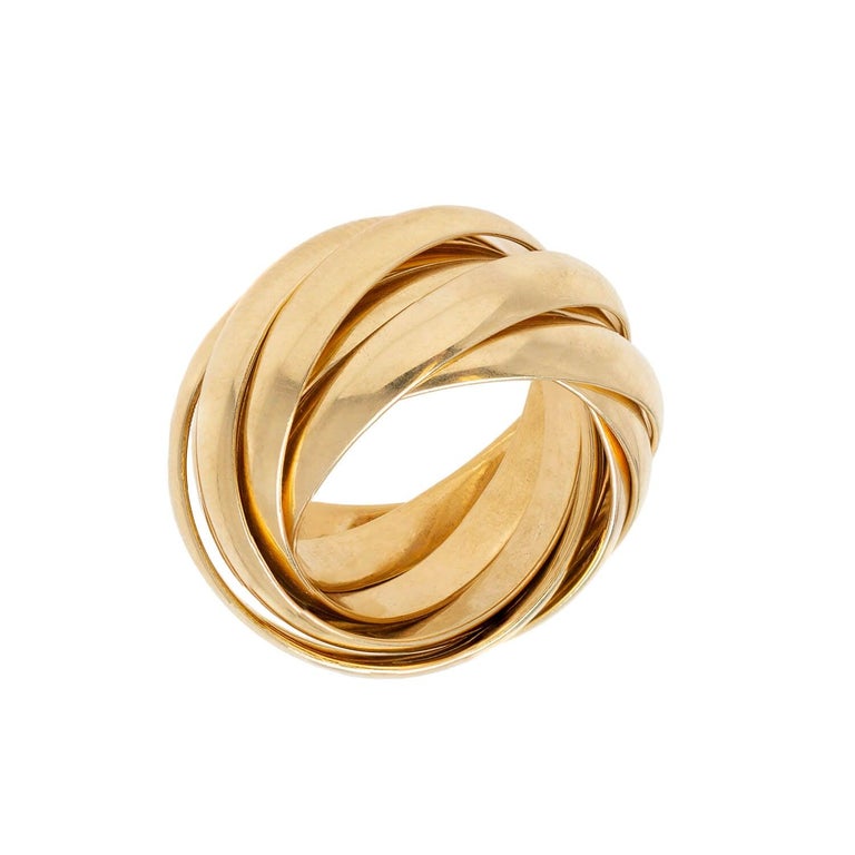 PALOMA PICASSO for TIFFANY and CO. 18kt Melody Collection Nine Band ...