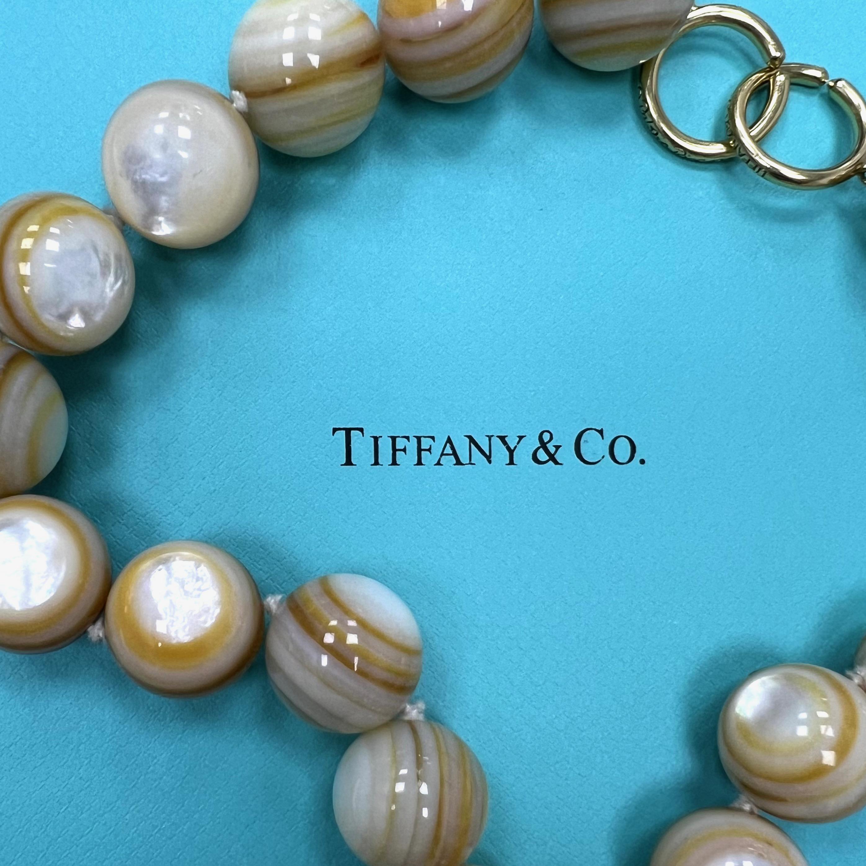 Paloma Picasso for Tiffany & Co. Agate Bead Necklace For Sale 2
