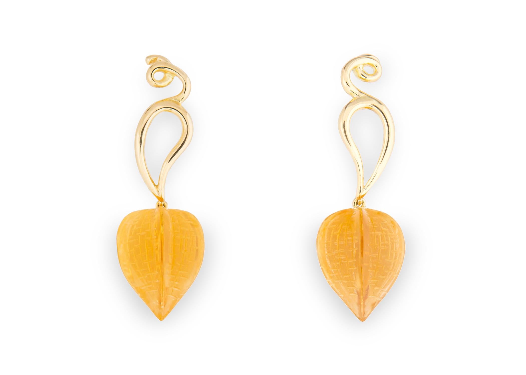 tiffany citrine earrings
