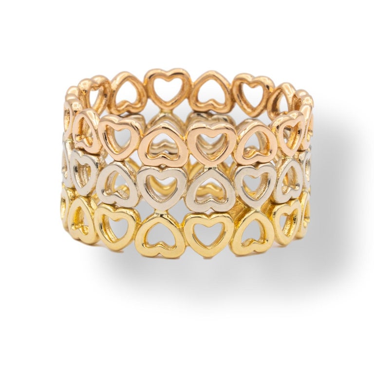 Tiffany heart band sales ring