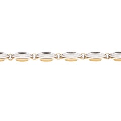 PALOMA PICASSO for TIFFANY & CO. Estate 18k/Sterling Silver Disc Bracelet