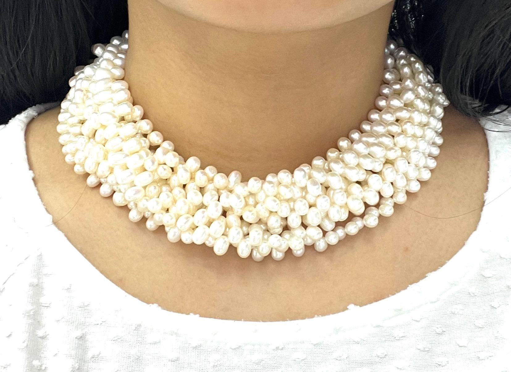 Paloma Picasso for Tiffany & Co. Freshwater Pearl Necklace  In Excellent Condition In New York, NY