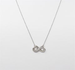 Paloma Picasso for Tiffany & Co. Loving Heart Infinity Pave Diamond Necklace