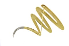 Paloma Picasso for Tiffany & Co.  Diamond Squiggle Pin Brooch