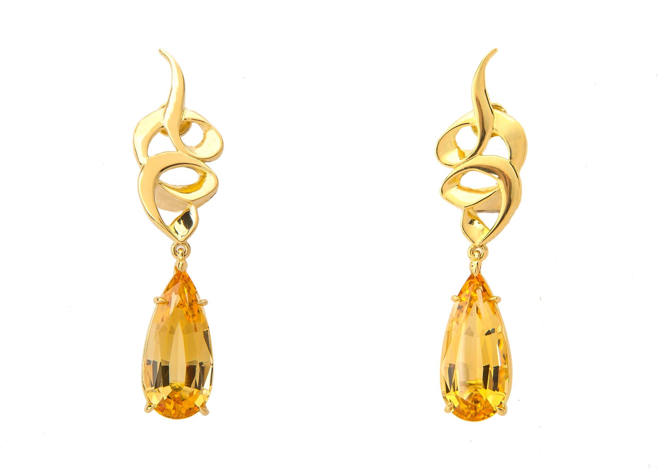 topaz earrings tiffany