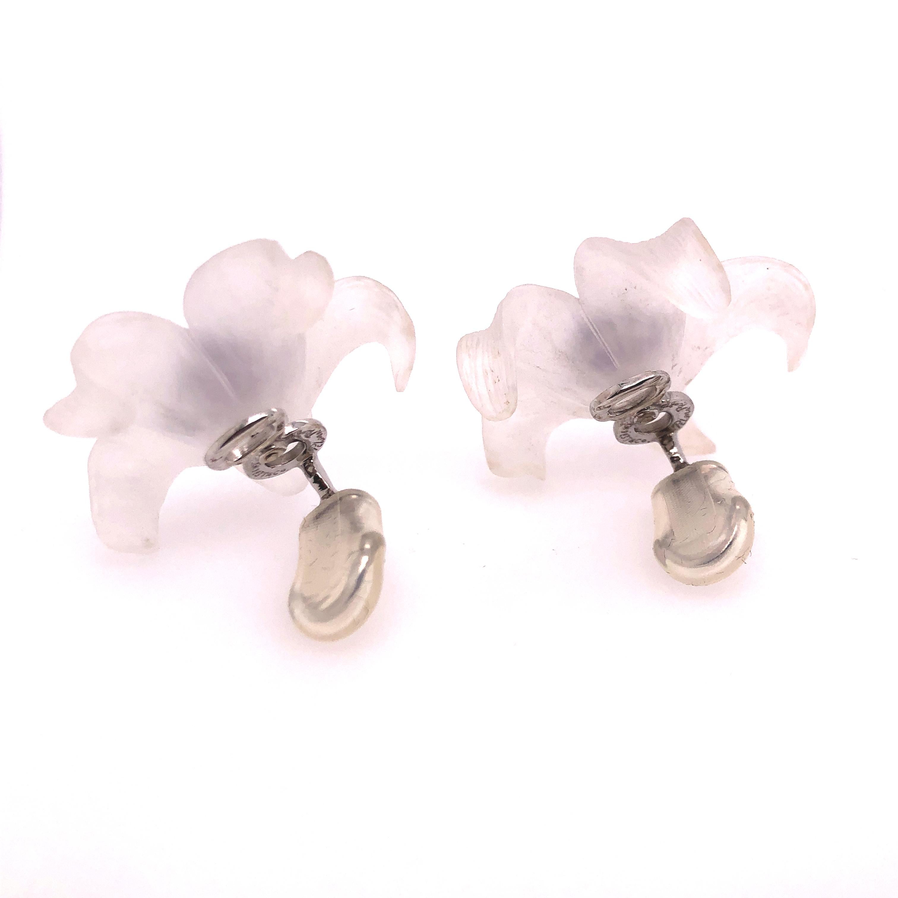 Contemporary Paloma Picasso for Tiffany & Co. Quartz and Amethyst Flower Earrings