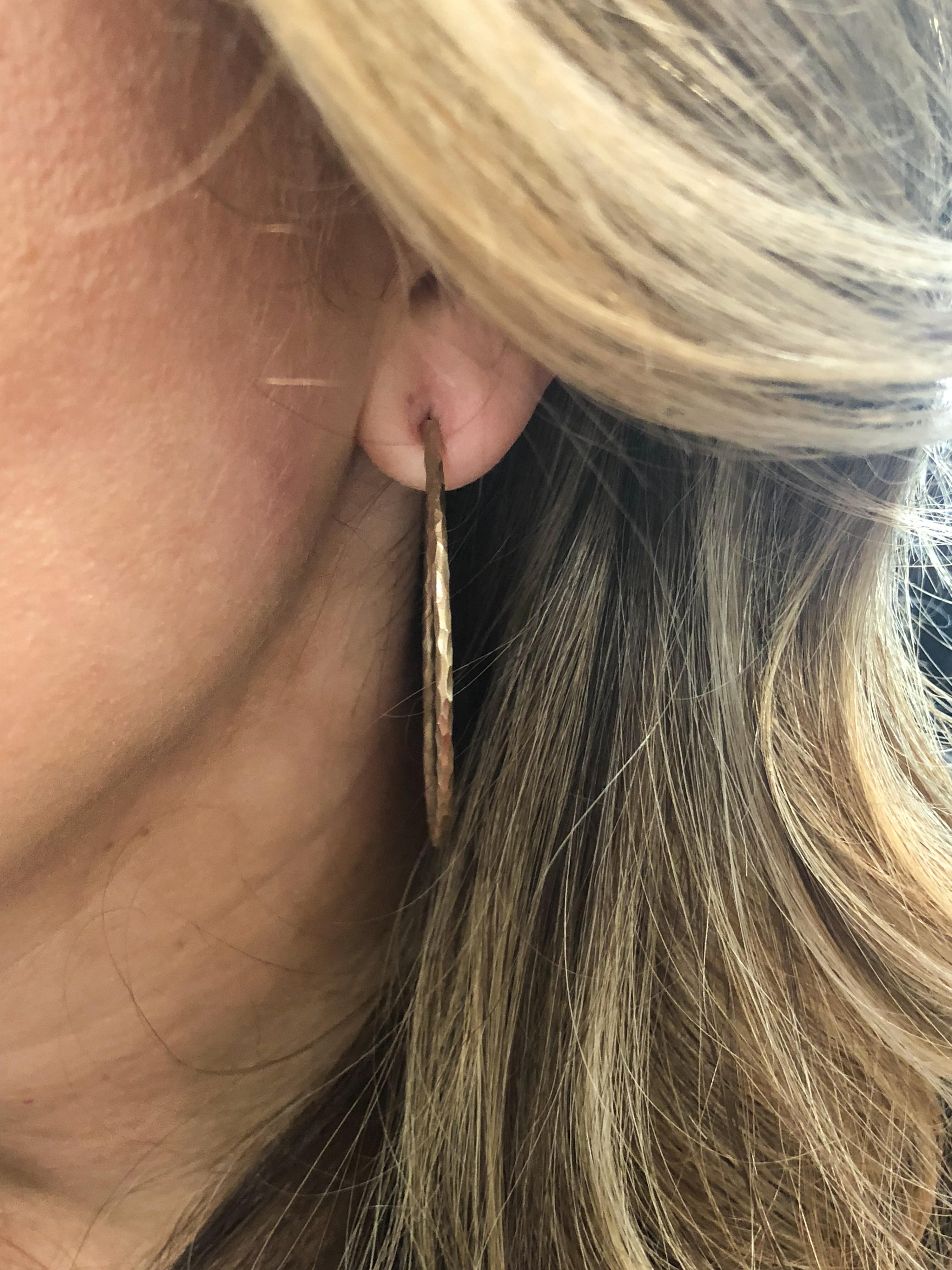 tiffany rose gold earrings