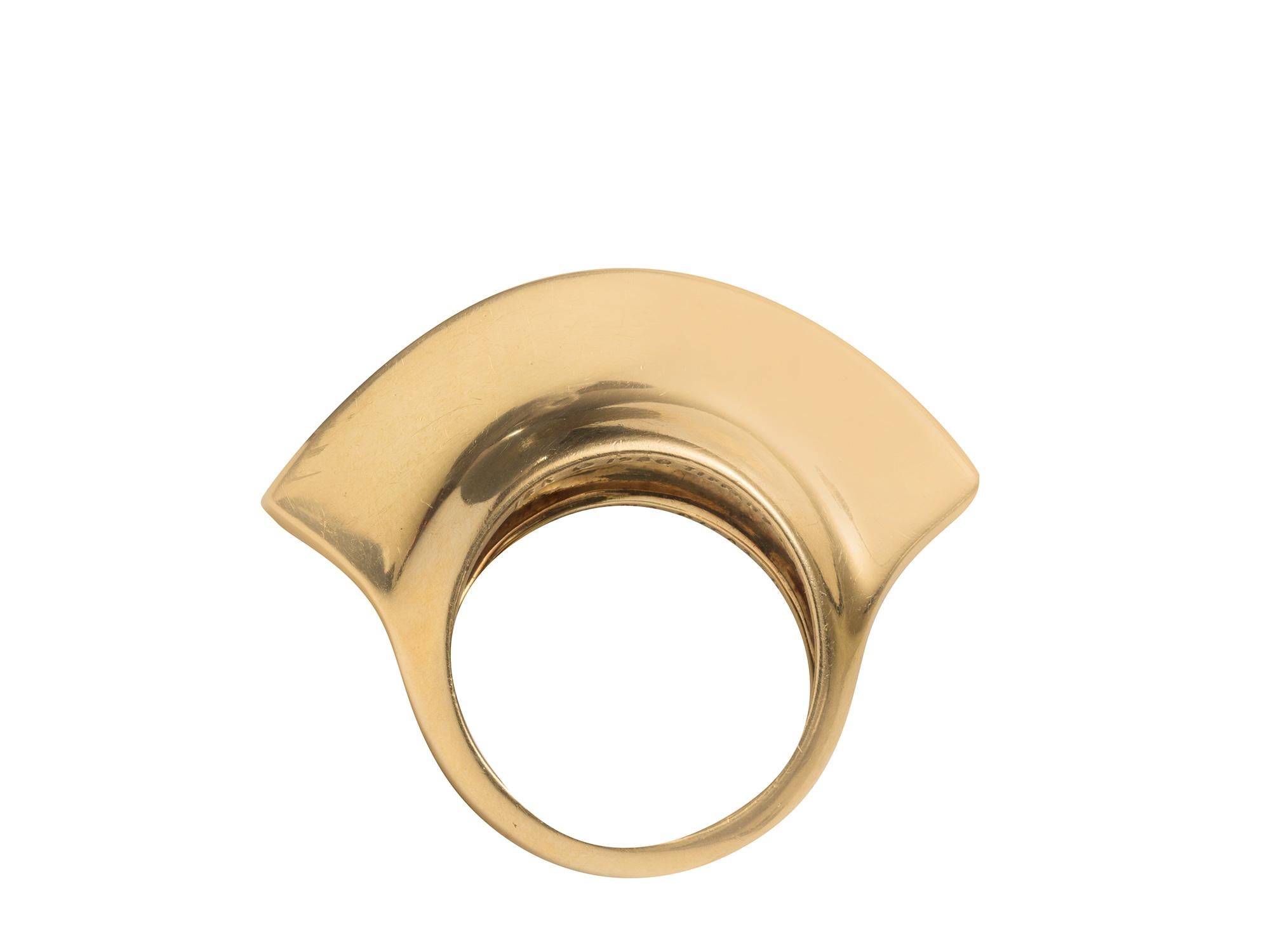 Paloma Picasso for Tiffany & Co. Sapphire Mohawk Ring In Good Condition In San Antonio, TX
