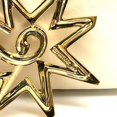 Paloma Picasso For Tiffany & Co. Star Geometric Brooch in 18k Gold