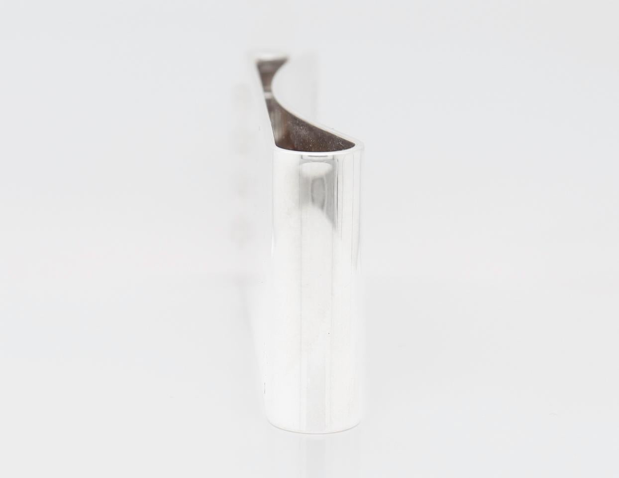Paloma Picasso für Tiffany & Co. Sterling Silber Groove Roller Geldklammer im Angebot 2