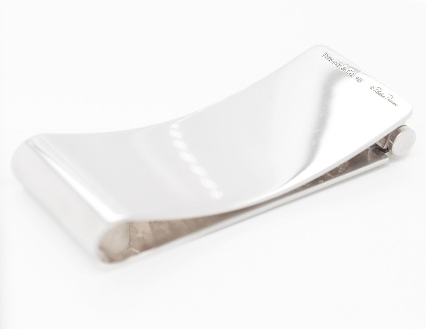 Paloma Picasso für Tiffany & Co. Sterling Silber Groove Roller Geldklammer im Zustand „Gut“ im Angebot in Philadelphia, PA