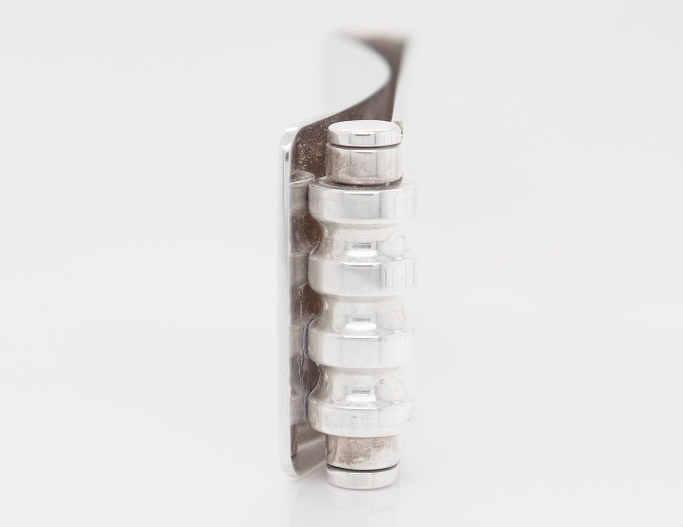 Paloma Picasso für Tiffany & Co. Sterling Silber Groove Roller Geldklammer im Angebot 1