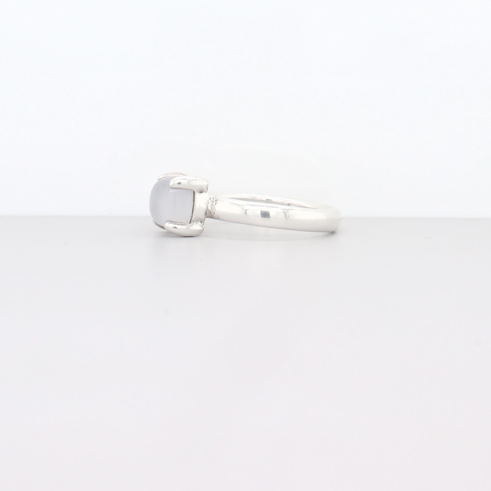 Paloma Picasso for Tiffany & Co. Anello in argento sterling e quarzo latteo Sugar Stacks In condizioni buone in vendita a Philadelphia, PA