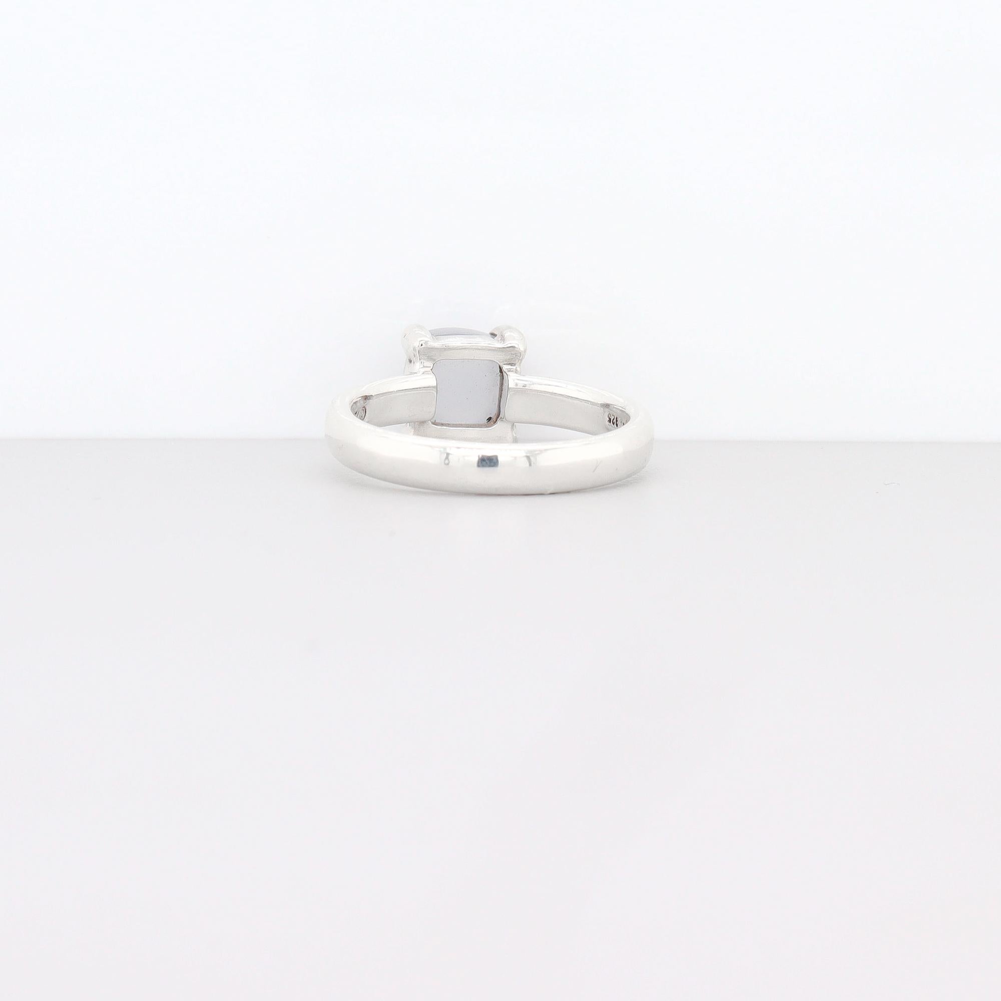 Donna Paloma Picasso for Tiffany & Co. Anello in argento sterling e quarzo latteo Sugar Stacks in vendita