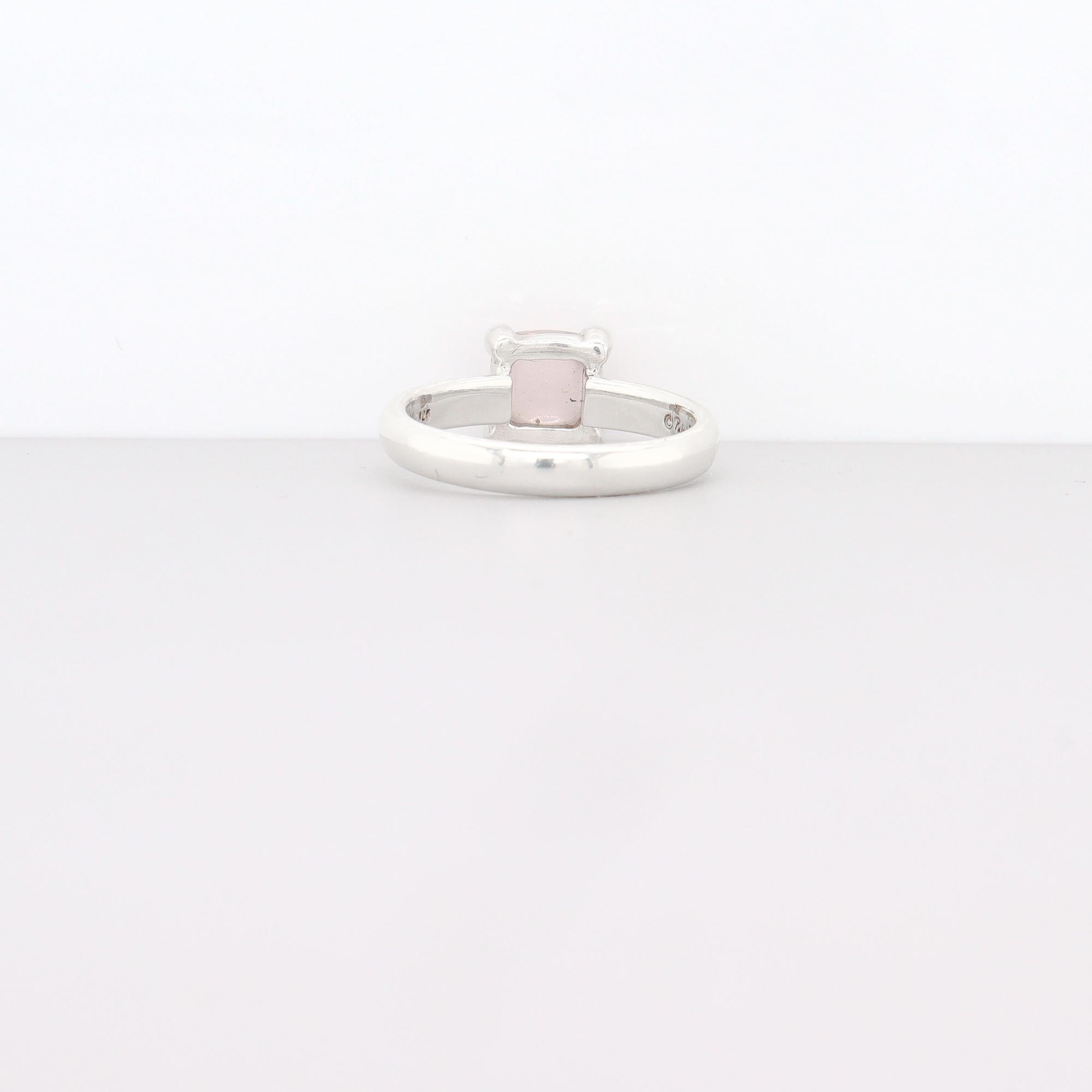 Paloma Picasso for Tiffany & Co. Anello in argento sterling e quarzo rosa Sugar Stacks in vendita 2