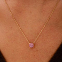 Paloma Picasso for Tiffany & Co. Sugar Stacks Pink Sapphire & Rose Gold Necklace